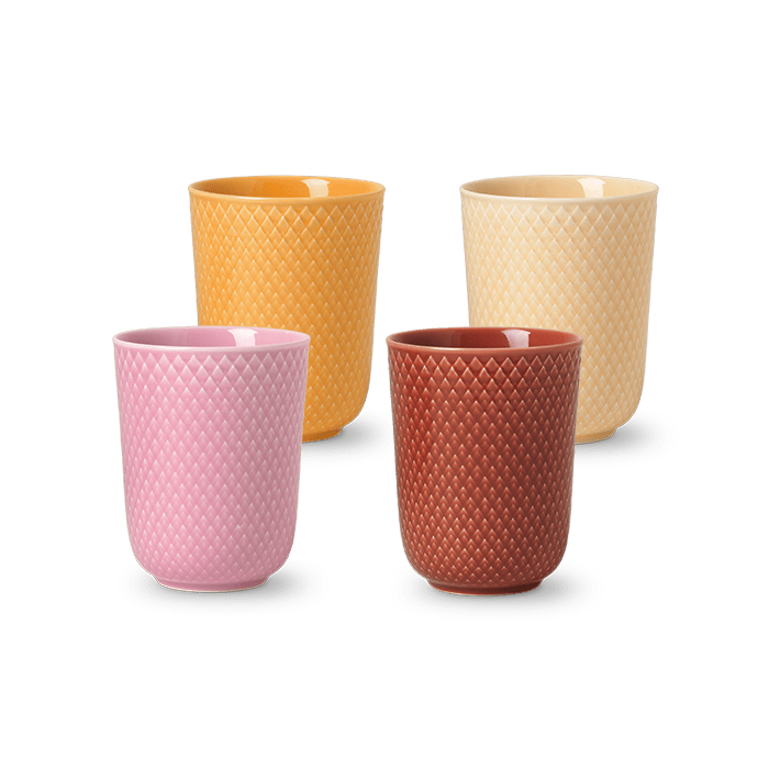 Lyngby Porcelæn Tazza Rhombe Color 33 Cl – Gialla – Mix & Match – Collezione Danese - 3