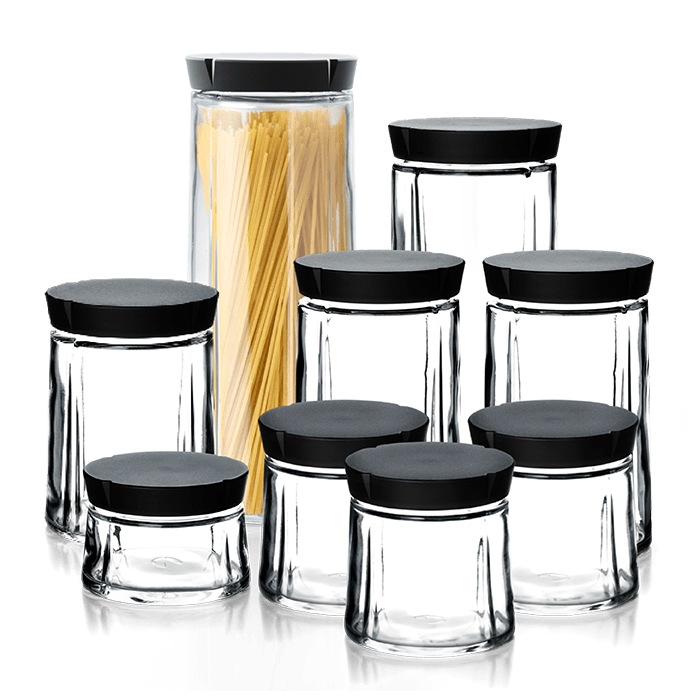 Rosendahl Grand Cru Storage Jar Set, 9 pc.