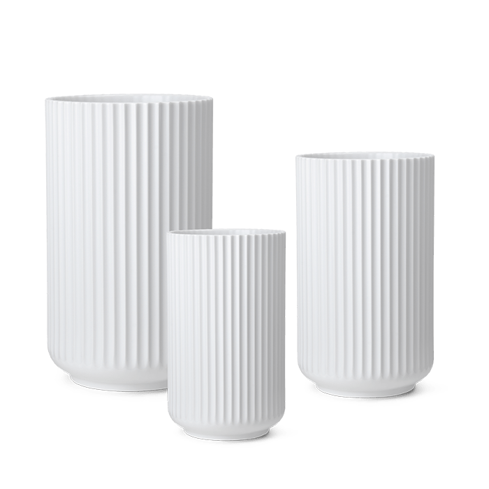 Lyngby Porcelæn Vase Set, White, 3 pcs. – rosendahl.com