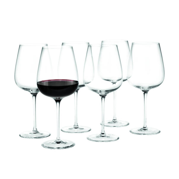 Rosendahl Holmegaard Cabernet Lines 17.6 oz Red Wine Glasses, Set