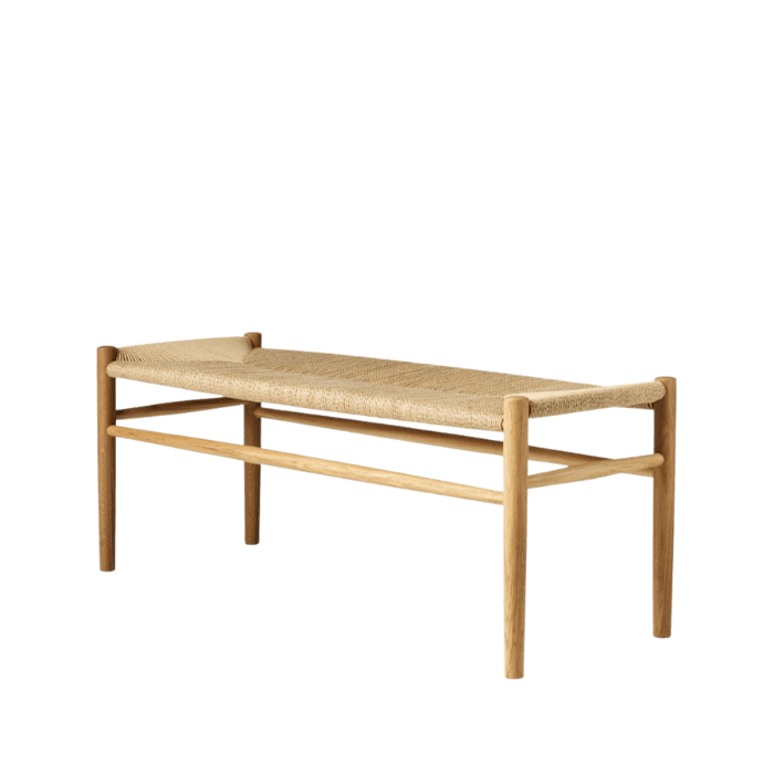 FDB Møbler J83B Bench, Nature Lacquered Oak – rosendahl.com