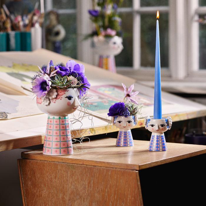 Bjørn Wiinblad Eva Candleholder, H: 3.7