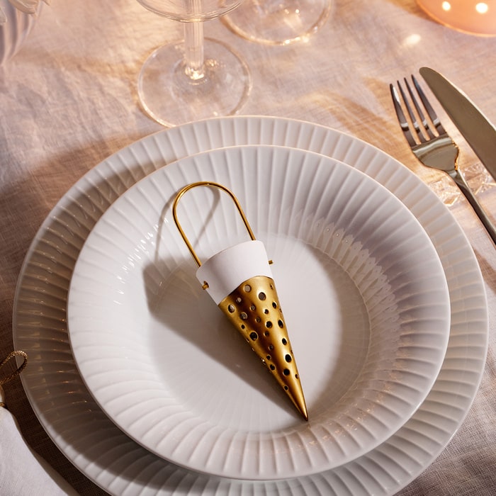 Kähler Nobili Cone, Gold, H: 7.1