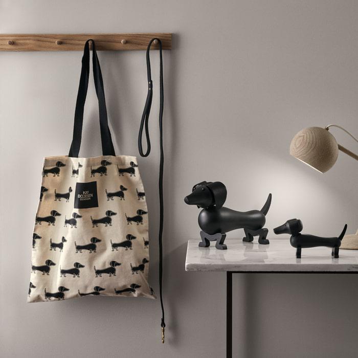 Kay Bojesen Dog Tote Bag, Black/White – rosendahl.com