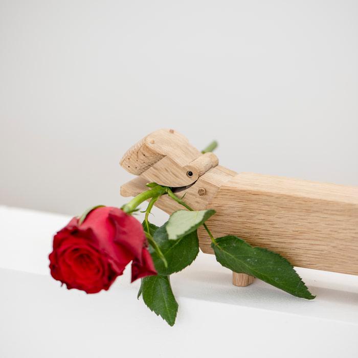 Kay Bojesen Hippo, Oak, H: 3.5