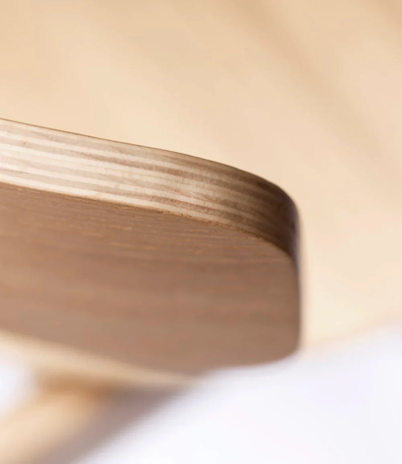 FDB Møbler J185 Øst Counter Chair, Nature Lacquered Oak/Nature Veneer