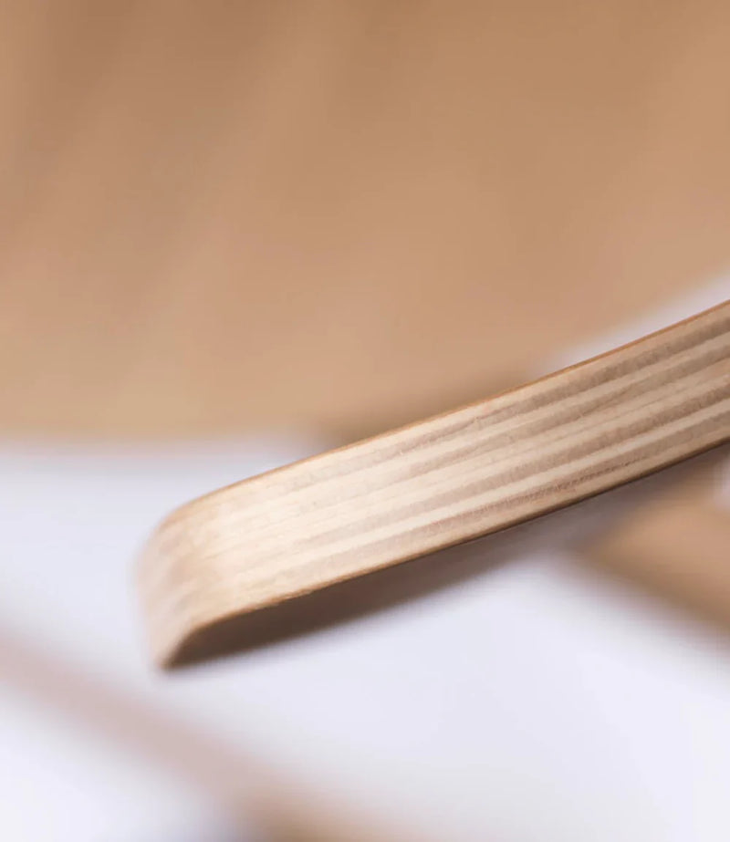 FDB Møbler J185 Øst Counter Chair, Nature Lacquered Oak/Nature Veneer