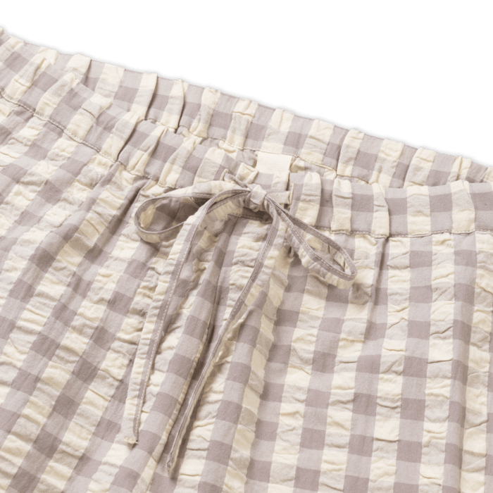 JUNA Karla Toiletry Bag & Barbara Lounge Pant Set, Grey/Birch