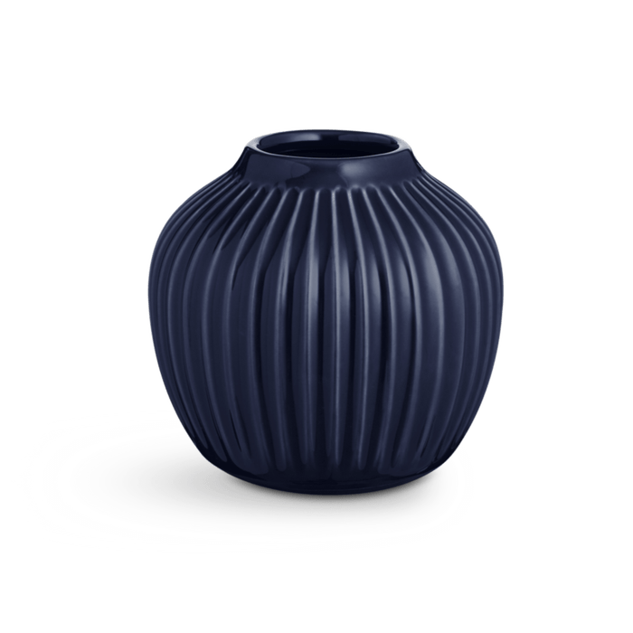 Kähler Hammershøi Vase, Indigo, H: 5.1"
