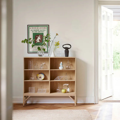 FDB Møbler A152 Shelving Unit, Nature Lacquered Oak