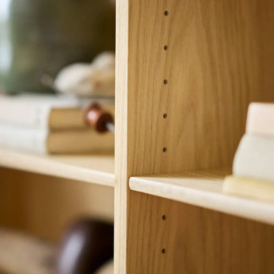 FDB Møbler A154 Shelving Unit, Nature Lacquered Oak