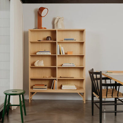 FDB Møbler A154 Shelving Unit, Nature Lacquered Oak
