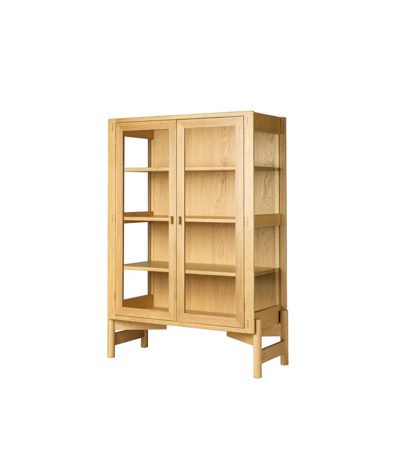 FDB Møbler A90 Boderne Display Cabinet, Nature Lacquered Oak