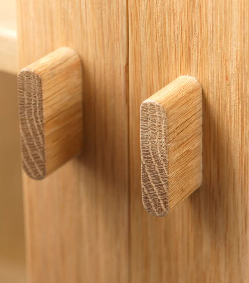 FDB Møbler A90 Boderne Display Cabinet, Nature Lacquered Oak