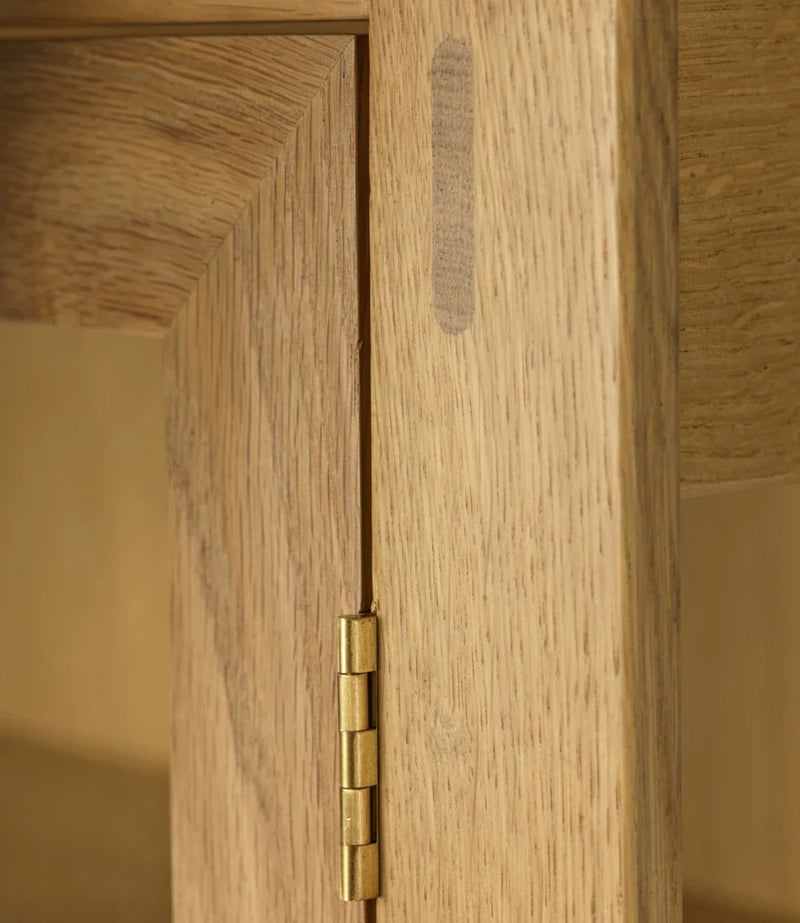 FDB Møbler A90 Boderne Display Cabinet, Nature Lacquered Oak