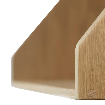 FDB Møbler B5 Shelf, Solid Nature Lacquered Oak
