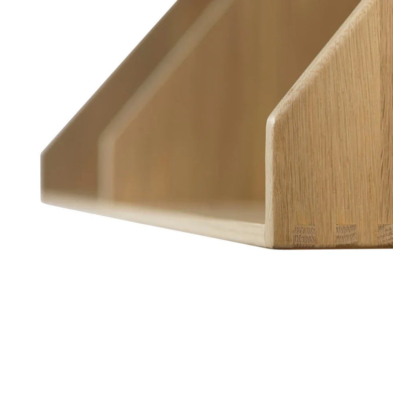 FDB Møbler B5 Shelf, Solid Nature Lacquered Oak