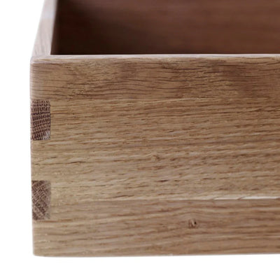 FDB Møbler B98 Bookcase Plinth, Solid Nature Lacquered Oak