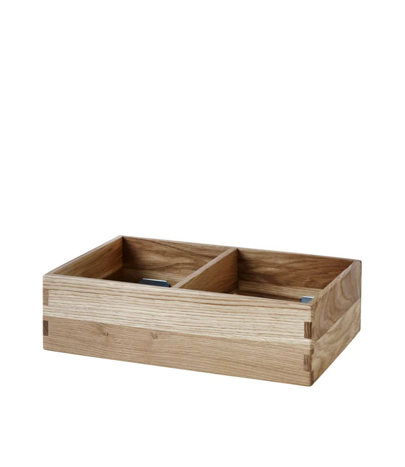 FDB Møbler B98 Bookcase Plinth, Solid Nature Lacquered Oak