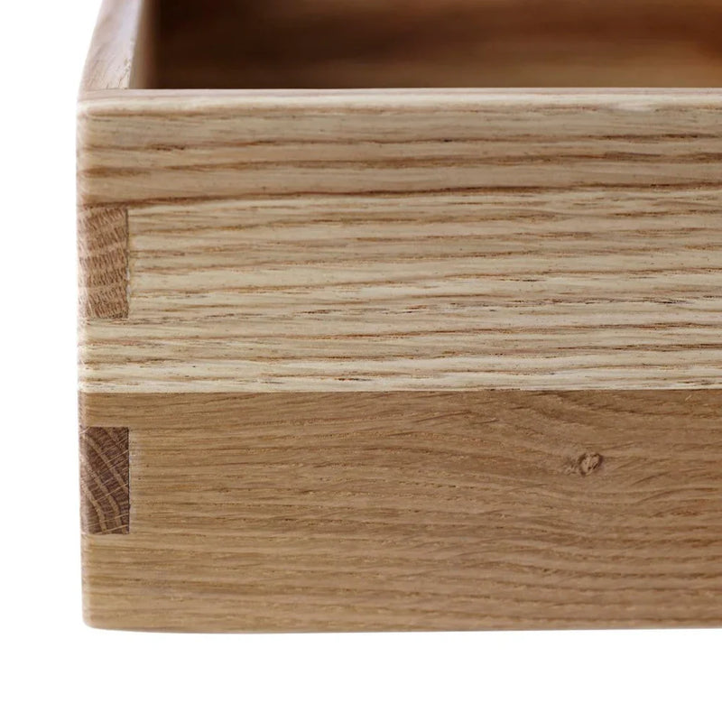 FDB Møbler B98 Bookcase Plinth, Solid Nature Lacquered Oak