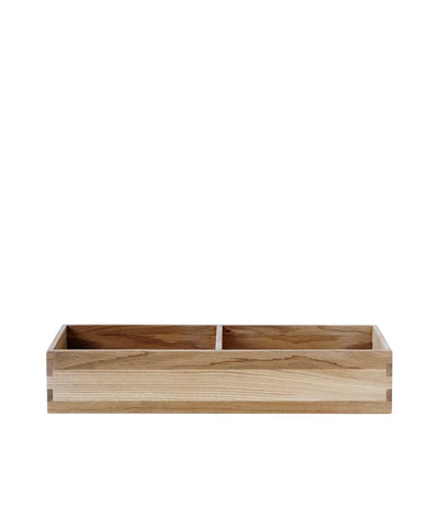 FDB Møbler B98 Bookcase Plinth, Solid Nature Lacquered Oak