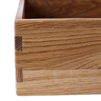 FDB Møbler B98 Bookcase Plinth, Solid Nature Lacquered Oak