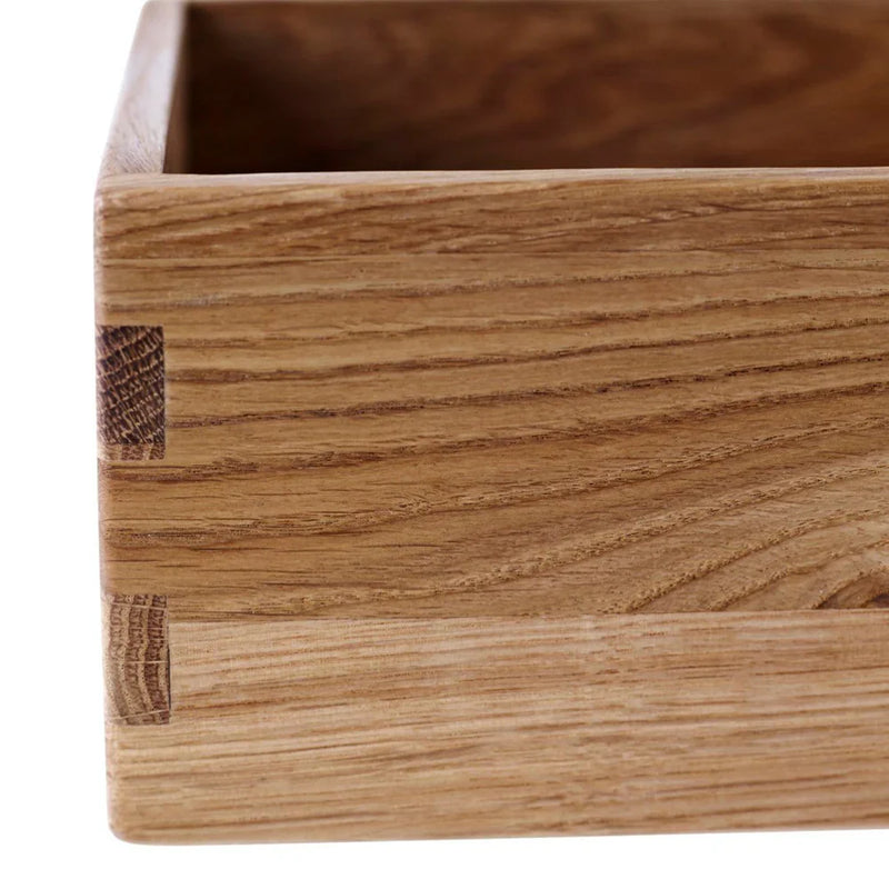 FDB Møbler B98 Bookcase Plinth, Solid Nature Lacquered Oak