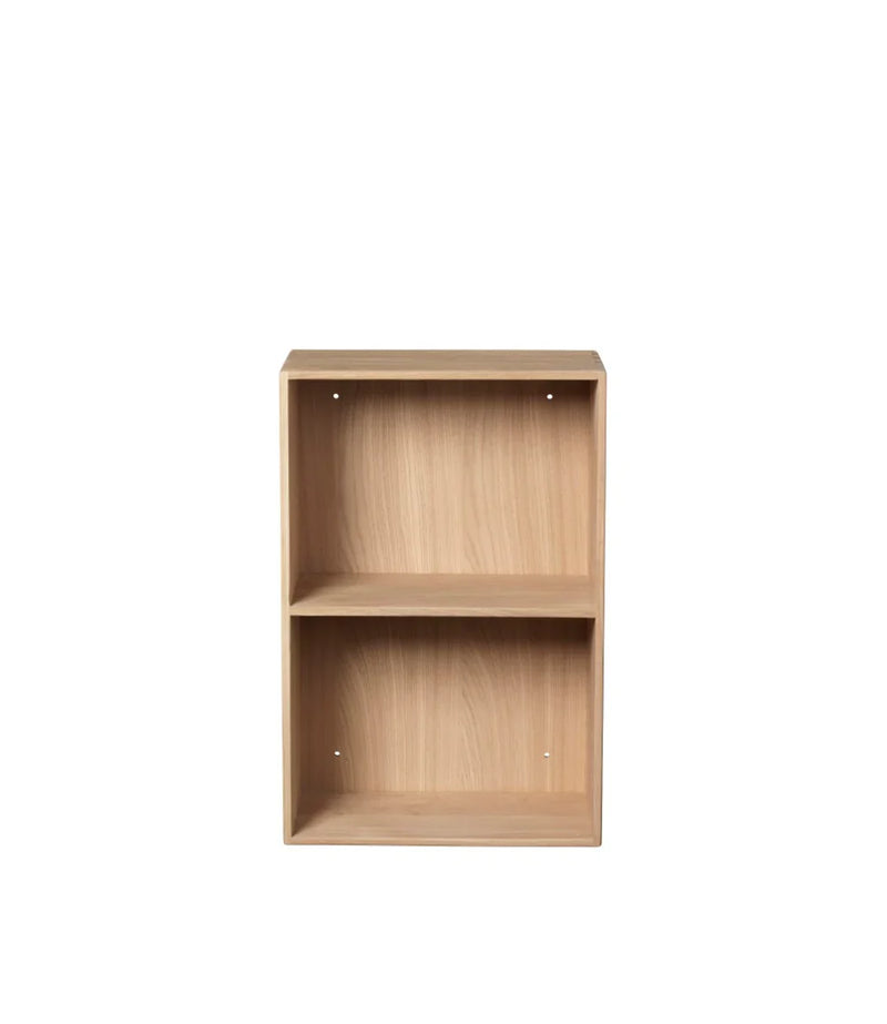 FDB Møbler B98 Bookcase, Solid Nature Lacquered Oak