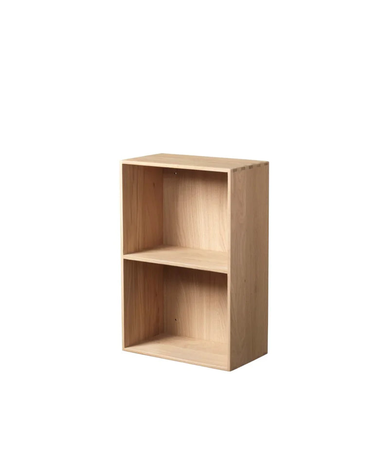 FDB Møbler B98 Bookcase, Solid Nature Lacquered Oak
