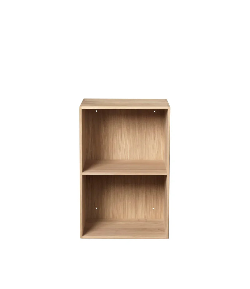 FDB Møbler B98 Bookcase, Solid Nature Lacquered Oak