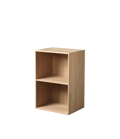 FDB Møbler B98 Bookcase, Solid Nature Lacquered Oak