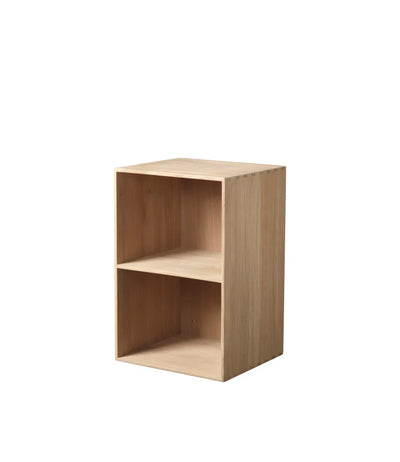 FDB Møbler B98 Bookcase, Solid Nature Lacquered Oak