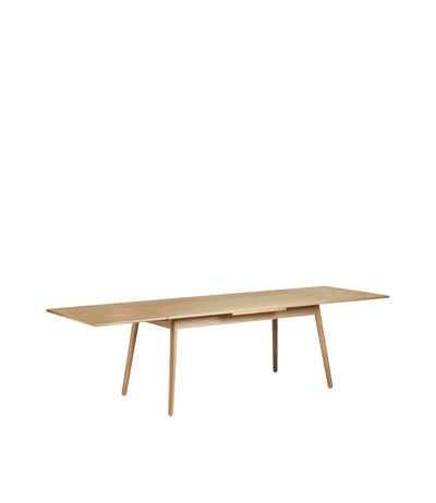 FDB Møbler C35BH Dining Table With Dutch Extension, Nature Lacquered Oak