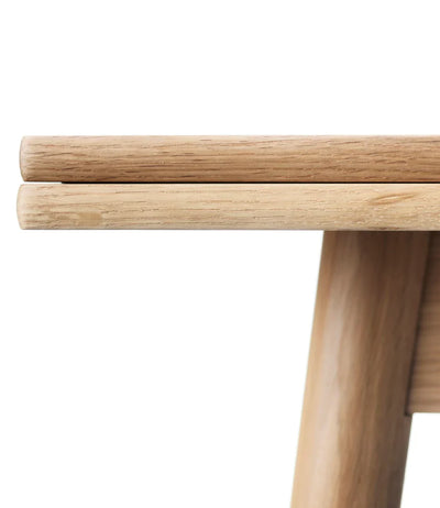 FDB Møbler C35BH Dining Table With Dutch Extension, Nature Lacquered Oak