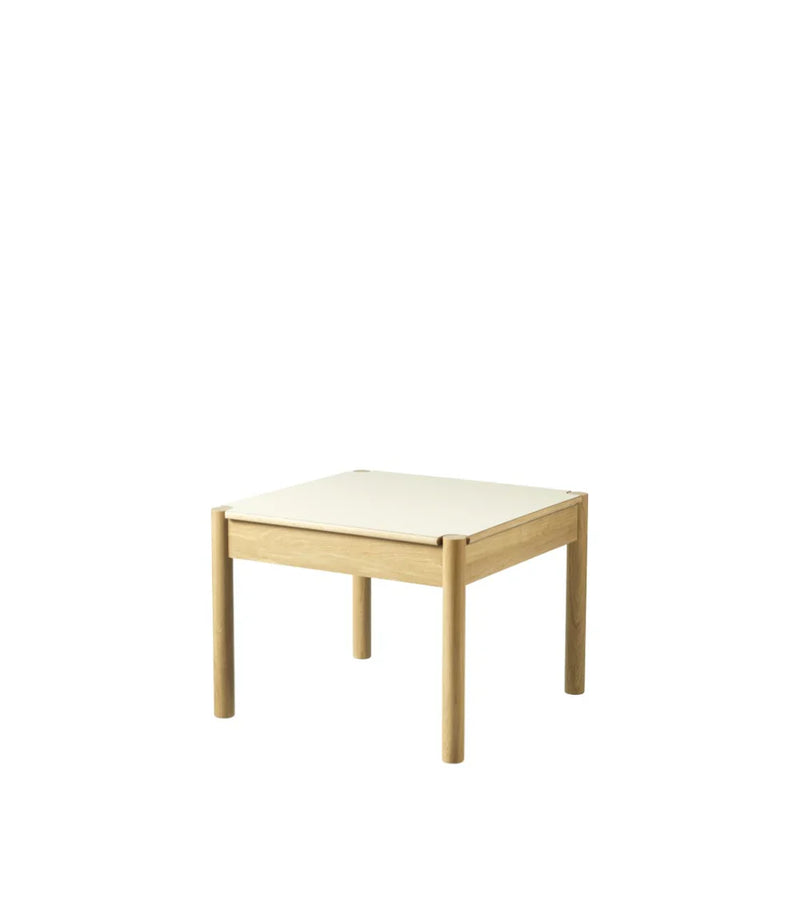 FDB Møbler C44 Coffee Table, Nature Lacquered Oak/Beige