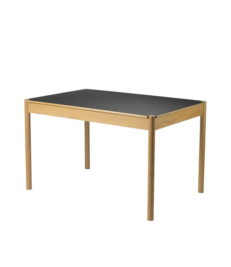 FDB Møbler C44 Dining Table, Nature Lacquered Oak/Beige/Neutral
