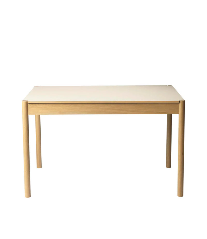 FDB Møbler C44 Dining Table, Nature Lacquered Oak/Beige/Neutral