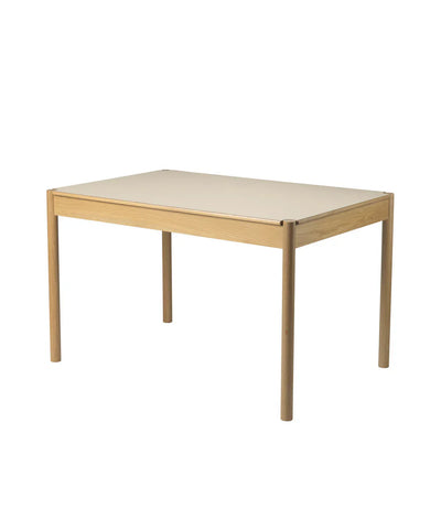 FDB Møbler C44 Dining Table, Nature Lacquered Oak/Beige/Neutral