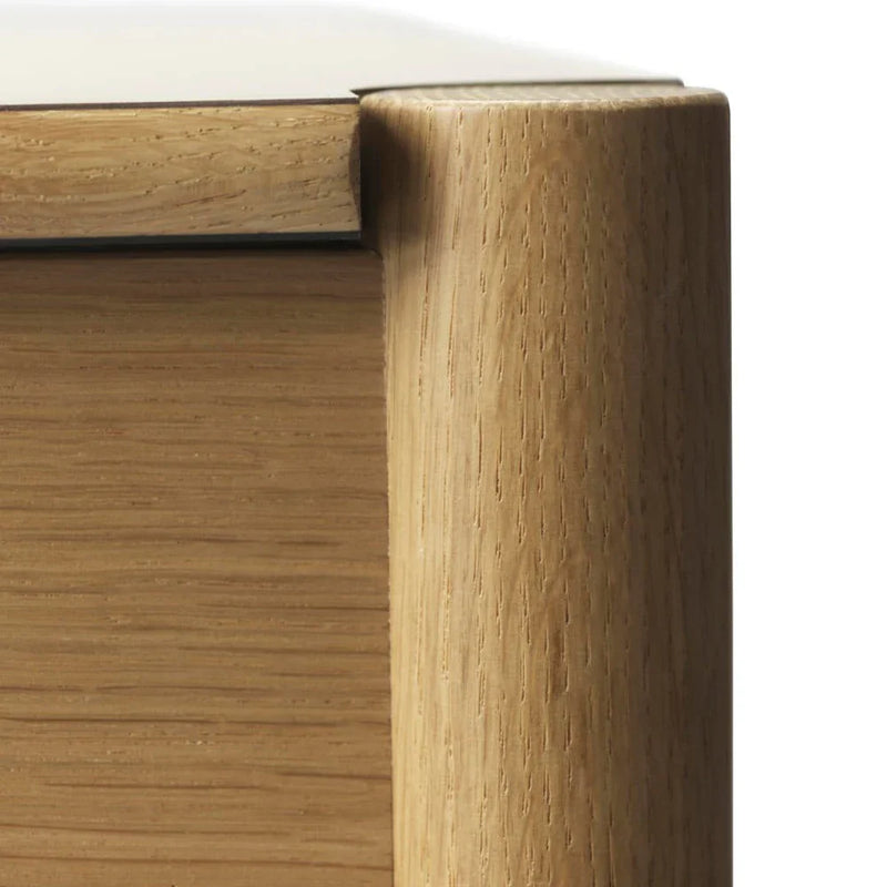 FDB Møbler C44 Dining Table, Nature Lacquered Oak/Beige/Neutral