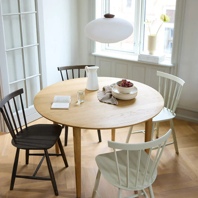 FDB Møbler C62 Bjørk Dining Table, Solid Nature Oiled Oak