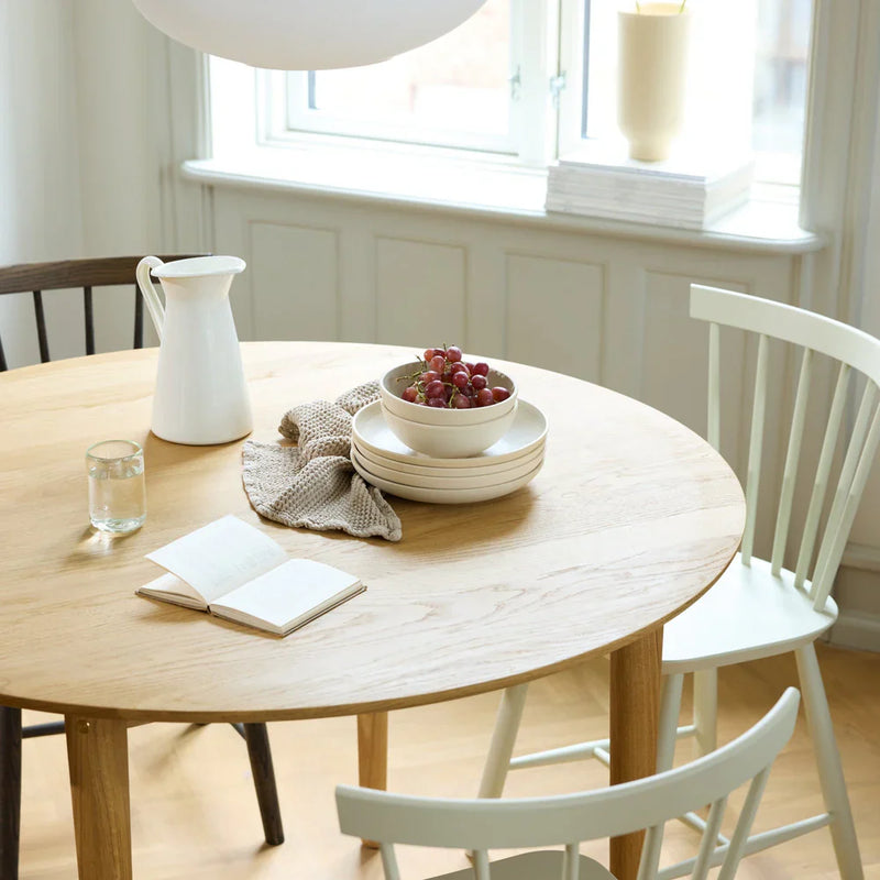 FDB Møbler C62 Bjørk Dining Table, Solid Nature Oiled Oak