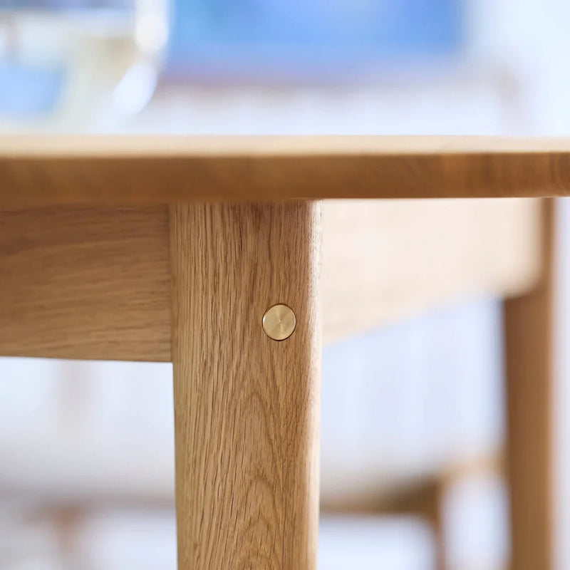 FDB Møbler C62E Bjørk Dining Table, Solid Nature Oiled Oak