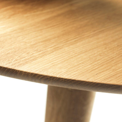 FDB Møbler C62E2TIL Bjørk Dining Table With 2 Extra Leafs, Solid Nature Oiled Oak
