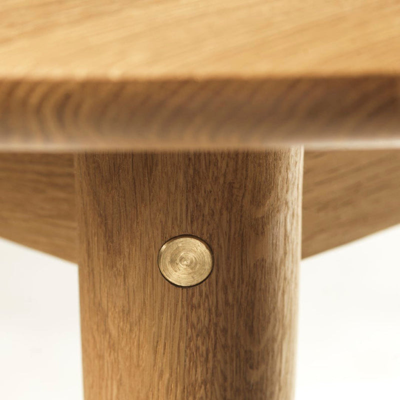 FDB Møbler C62E2TIL Bjørk Dining Table With 2 Extra Leafs, Solid Nature Oiled Oak