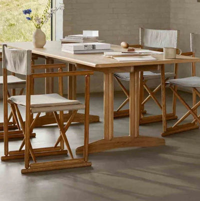 FDB Møbler C64 Shaker Dining Table, Solid Nature Oiled Oak
