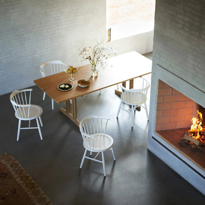 FDB Møbler C64 Shaker Dining Table, Solid Nature Oiled Oak