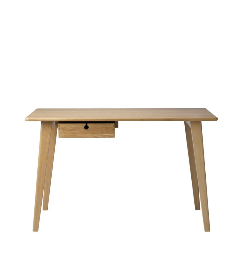 FDB Møbler C67 Butler Desk, Solid Nature Lacquered Oak, Small