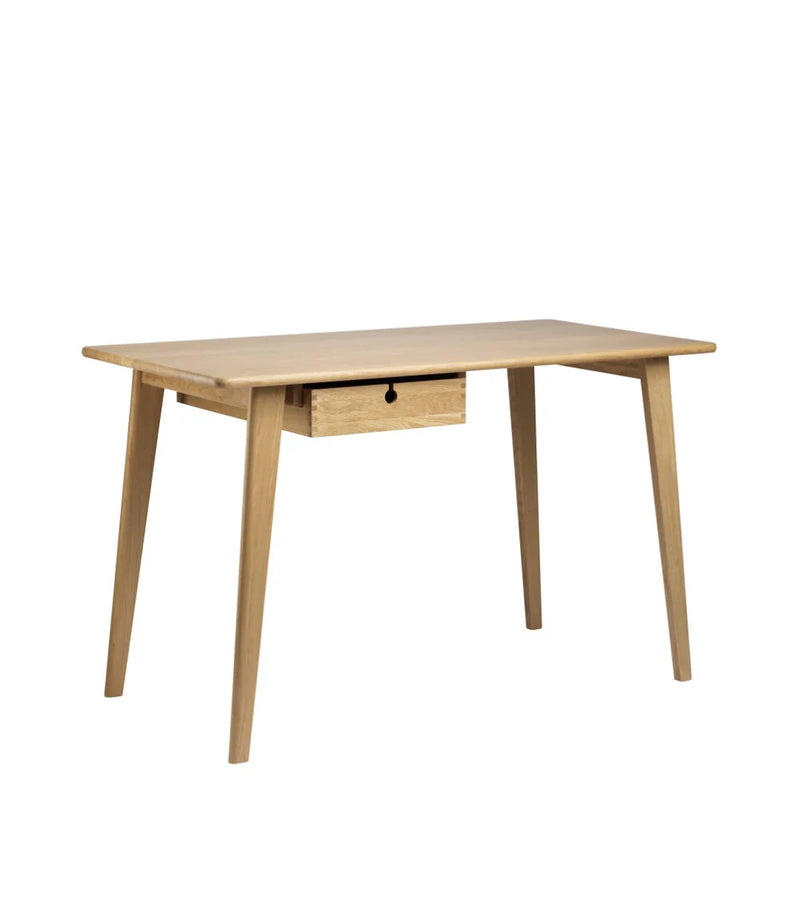 FDB Møbler C67 Butler Desk, Solid Nature Lacquered Oak, Small