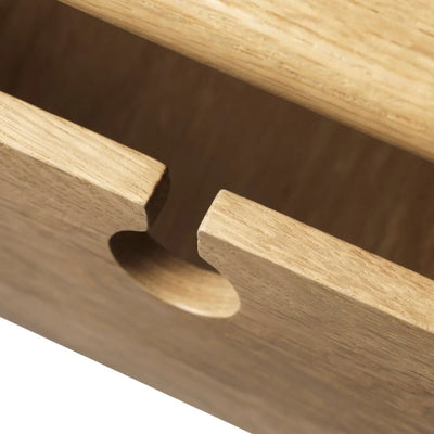 FDB Møbler C67 Butler Desk, Solid Nature Lacquered Oak, Small