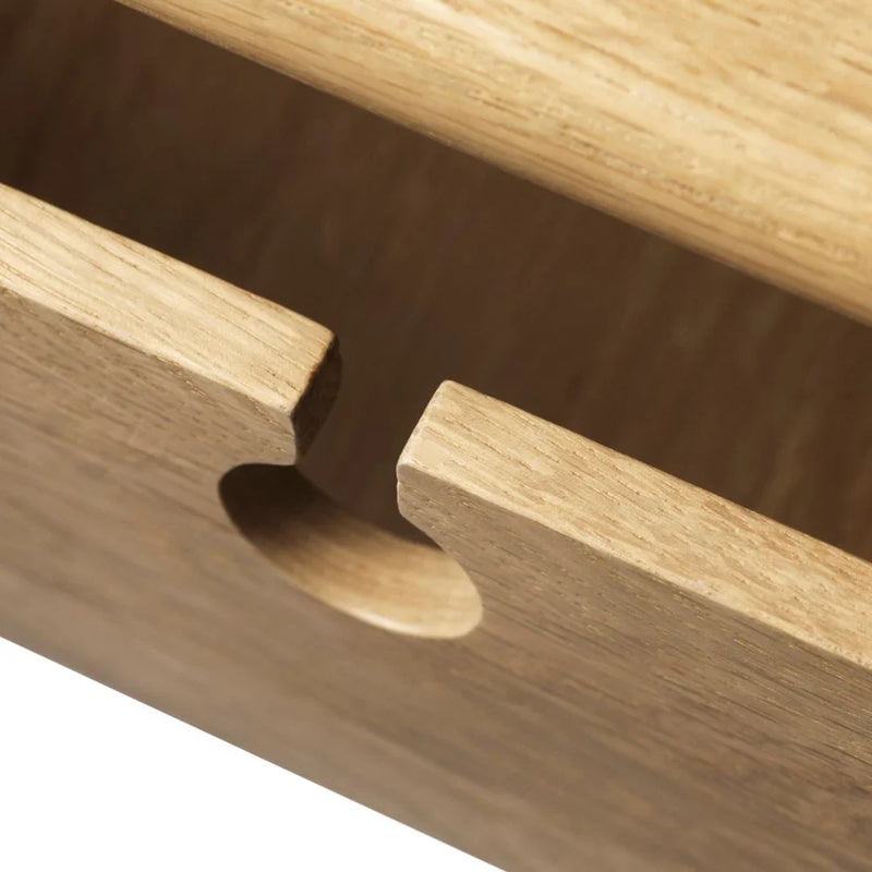 FDB Møbler C67 Butler Desk, Solid Nature Lacquered Oak, Small